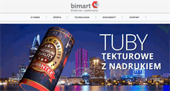 Desktop Screenshot of bimart.com.pl